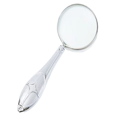 All Like 攜帶型復古放大鏡 銀星, 1個