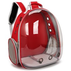 Allincell 寵物時尚外出提籠, 紅色, 1個