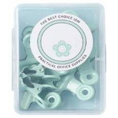 KODACHIEF 데스크정리 클립케이스 4 x 4 x 7 cm, 18타입 투명, 1개