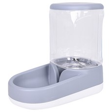 Truly House 寵物自動飲水器 莫蘭迪貓咪飲水機/飲水機 3.8L, 1個, 灰色