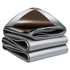 플로우코드 캠핑 텐트 방수포 천막, 은색