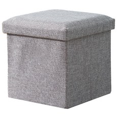 收納椅正方形 25 x 25cm 灰色 - 可折疊, 1個