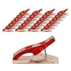 Pick Deal 迷你壓克力夾 紅色, 100個