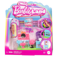 Barbie 芭比 商店系列 迷你芭比樂園, 款式隨機, 迷你娃娃屋, 1盒