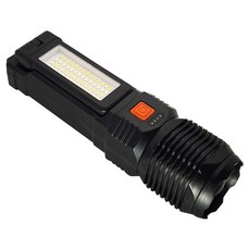 White Laser LED 초경량 각도조절 손전등 작업등 겸용 WJ1008, 1개