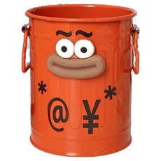 거친언니 귀여운 캐릭터 철제 책상용 소시지 펜홀더, 오렌지, 1개