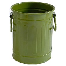 거친언니 귀여운 캐릭터 철제 책상용 펜홀더, 밀리터리 그린, 1개