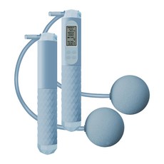 無繩跳繩/電子跳繩 跳繩 + 球 + 長繩 + 負重條 + 收納袋 + 螺絲起子 + 電池, 1組, 天空藍