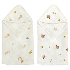 韓國 ikii 有機包巾2件組