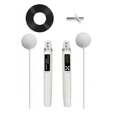 升級版 快充跳繩/計數跳繩 跳繩 + 大球 + 繩子 + 負重 + Type-C充電線 + 彩盒, 1組, 白色