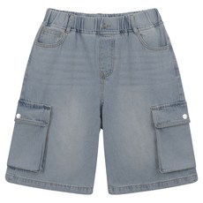 제이씨비 남아용 5부 카고 버뮤다 난스판 데님팬츠 U302