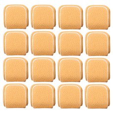 MONOFLAT 方形 網球椅腳套 奶油色, 16個