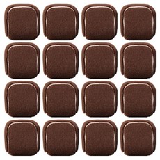 MONOFLAT 方形網球椅腳套 棕色, 16個