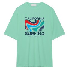 ILLUSO 加州衝浪Oversize防磨衣短袖T恤