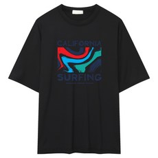 ILLUSO 加州衝浪Oversize防磨衣短袖T恤