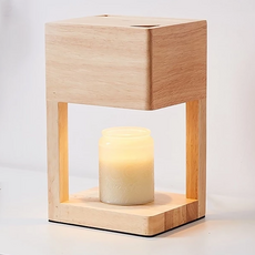 方塊實木融蠟燈 調光, 原木色