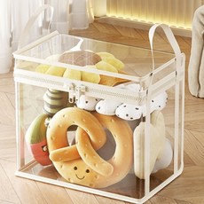 올리웰 장난감 수납함 인형 정리함, 1개, 화이트