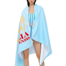 VENDIS Ciao Bella 運動海灘巾 W401, 1個, 天藍色