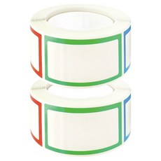 동아피엠에스 네임 보관 무지 라벨스티커, 2개, 250개입