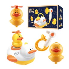 PLAYFUL TOYS 頑玩具 電動萌鴨洗澡玩具, 混和顏色, 1組