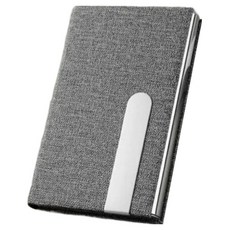 에이로크 모던한 명함첩, 실버 메탈, 1단