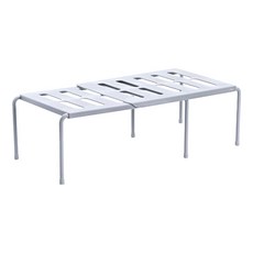 可伸縮櫥櫃分層置物架, 1個, 灰色