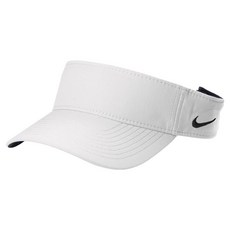 NIKE 耐吉 Dri-Fit Team Performance遮陽高爾夫太陽帽 NKFB5675, 1個, 白色