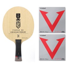 金擇洙 Forge 3K FL 桌球拍 + Vega Asia 雙面膠皮套組, 1套, 單一商品