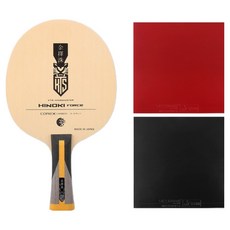 金擇洙 檜木 Force FL 桌球拍 + Masterpiece 雙面膠皮套組, 1套, 單一商品