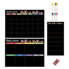 Second Best 可愛動物留言板 黑色套組, 磁鐵
