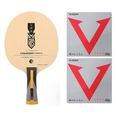 金擇洙 檜木 Force FL 桌球拍 Vega Asia 雙面膠皮套組, 1套, 單一商品