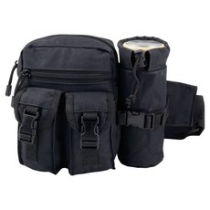 SRF 허리 벨트 보조 가방 WB-10, 블랙