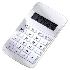 KODACHIEF 예쁜 레트로 계산기, 화이트, 1개