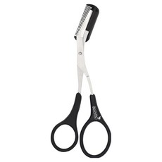 BELOTTY 專業附梳眉毛打薄剪, 黑色, 1個