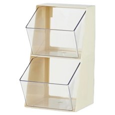 Skywiz 透明茶葉收納盒 S, 奶油色, 1個