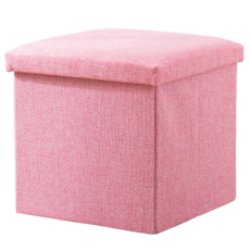 收納椅 正方形 25 x 25cm, 粉色, 1個