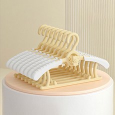 Momentday 防肩角 可調節長度 防滑 小熊衣架, 20個, 黃色