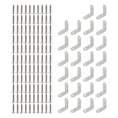 O-ON 不鏽鋼 L型角鐵 26p + 螺絲釘 110p 套組 A-4, 1套