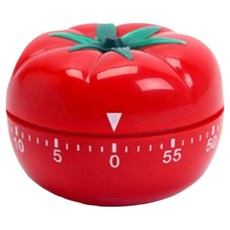 KODACHIEF 알람시계 타이머 알람시계 소 6.3 x 4.5 cm, 토마토, 1개
