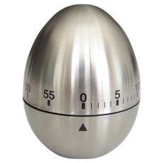 KODACHIEF 雞蛋計時鬧鐘 6.1 x 7.5 cm, 銀色, 1個