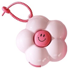 聰明大嬸 藥品收納盒 花朵圖案 粉紅色 + 玫瑰紅色, 1個