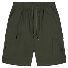 ILLUSO 男士超彈力鬆緊帶工裝短褲