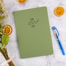 conifer 綠的事務 時錄3年誌 2026~2028年度 鋼筆紙 精裝筆記本, 1本, 森籟綠