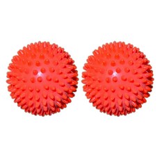 High One Pick 足底筋膜腳底按摩指壓球 7cm, 紅色, 2個