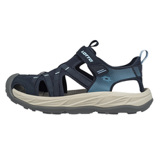 LOTTO 樂得女款悠活護趾涼鞋 LT5AWS9336 深藍色 240mm 透氣舒適