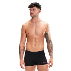 speedo 男性高耐氯科技拼接四角泳褲 8-00303514539