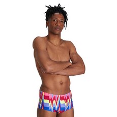 스피도 남성용 레인보우웨이브 숏사각 수영복 17cm 8-12840H150