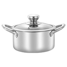 ROYAL GRAFTON 電磁爐 Nordic Kitchen Renli IH 不鏽鋼三層雙耳鍋, 銀色, 1個, 18cm