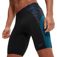 speedo 高耐用五分Endurance+ MAX拼接男士四角泳褲 8-00300216798