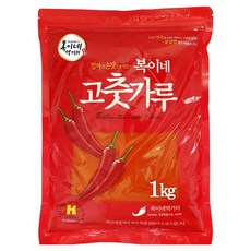 복이네먹거리 중국산 고운 고춧가루 보통맛 떡볶이 소스용, 1kg, 1개